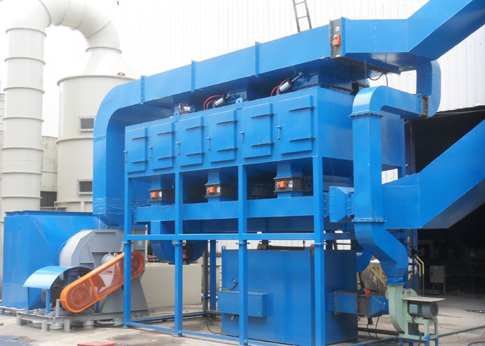 有机废气处理设备催化燃烧工艺的流程